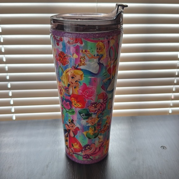 Alice In Wonderland Fabric Epoxy 32oz Tumbler - Picture 6 of 11